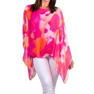 NEW GIGI MODA seta aura print kaftan in hot pink